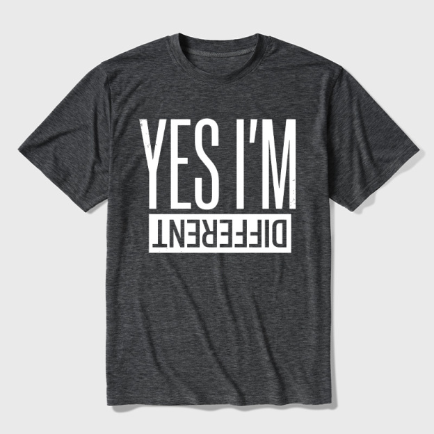 Yes I'm Different Ultra Soft Heather Tee