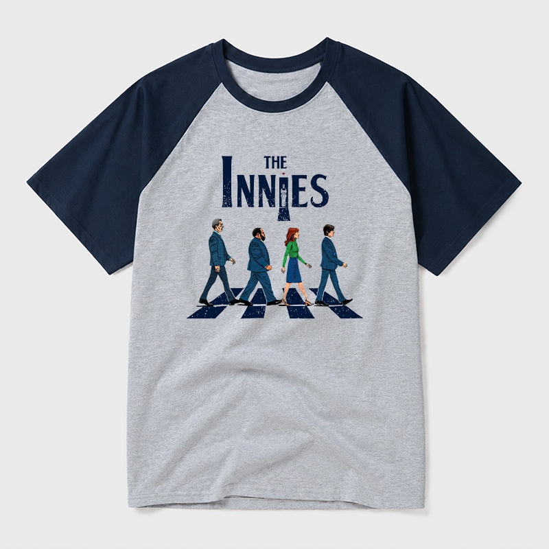 The Innies Geek Retro Raglan T-Shirt