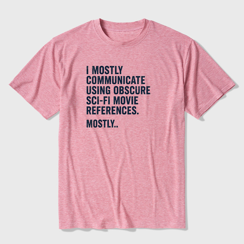 Sci-Fi Movie Reference Ultra Soft Heather Tee