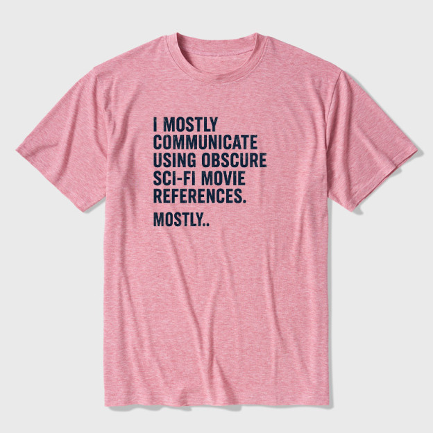 Sci-Fi Movie Reference Ultra Soft Heather Tee