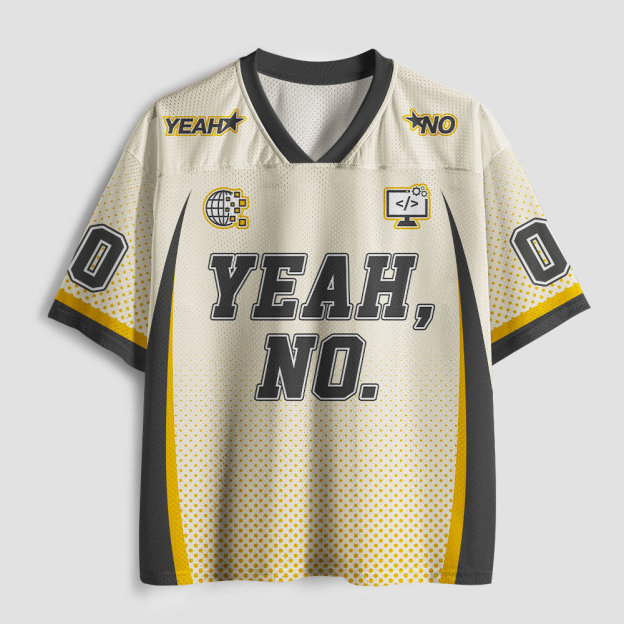 Yeah, No Geek Mesh Jersey