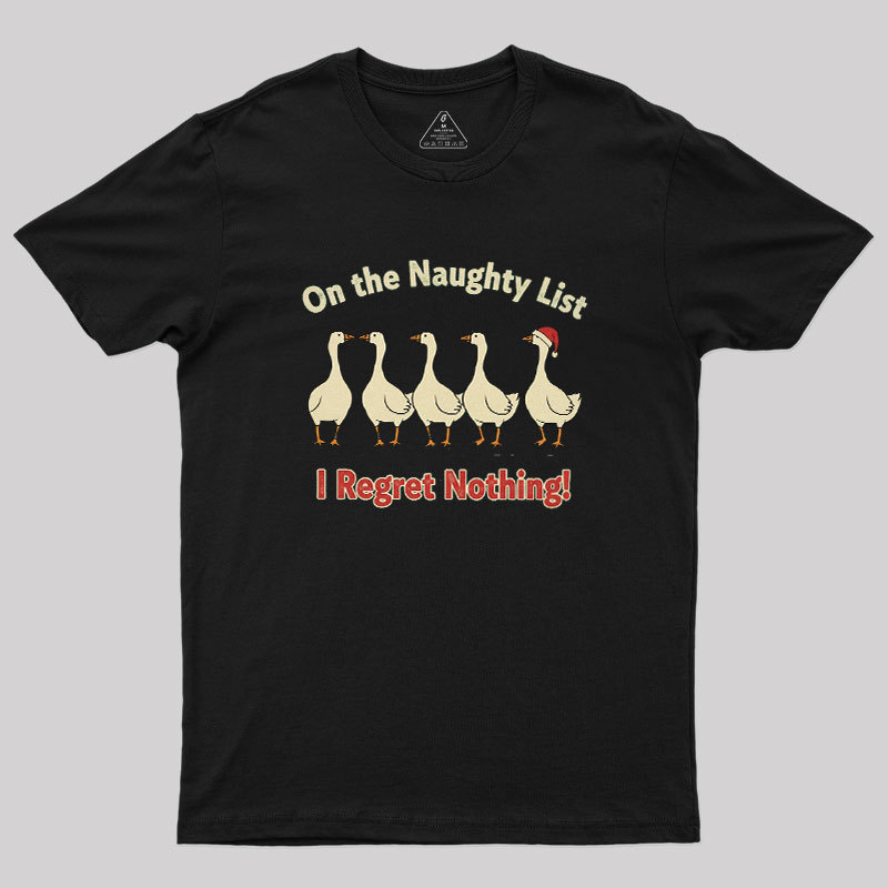 On the Naughty List Geek T-Shirt
