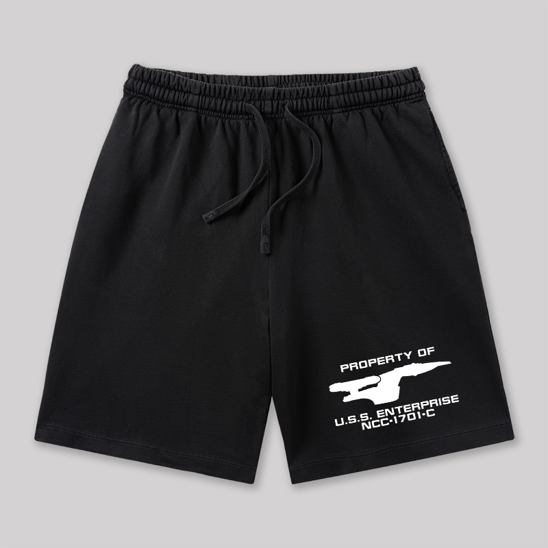 Ncc 1701 Geeky Washed Shorts