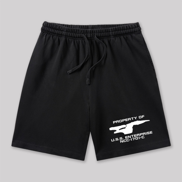 Ncc 1701 Geeky Washed Shorts