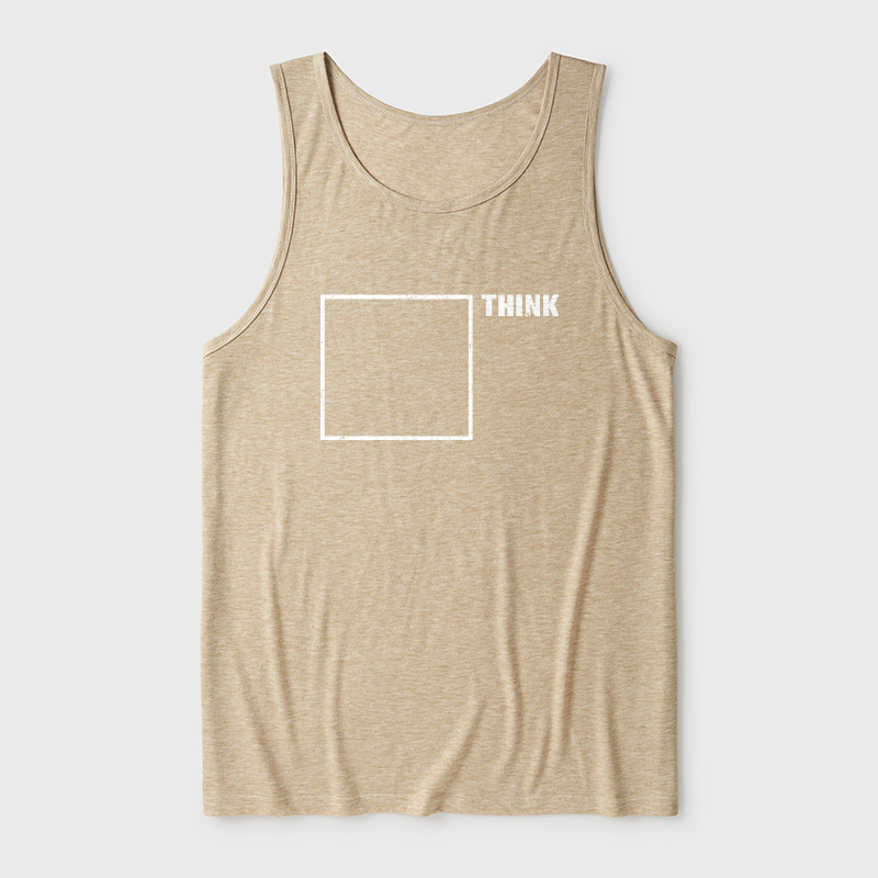Think Outside the Box Ultra Soft Heather Tank