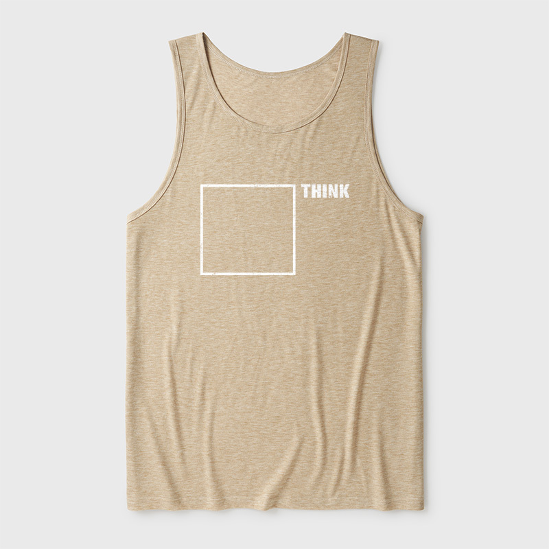 Think Outside the Box Ultra Soft Heather Tank