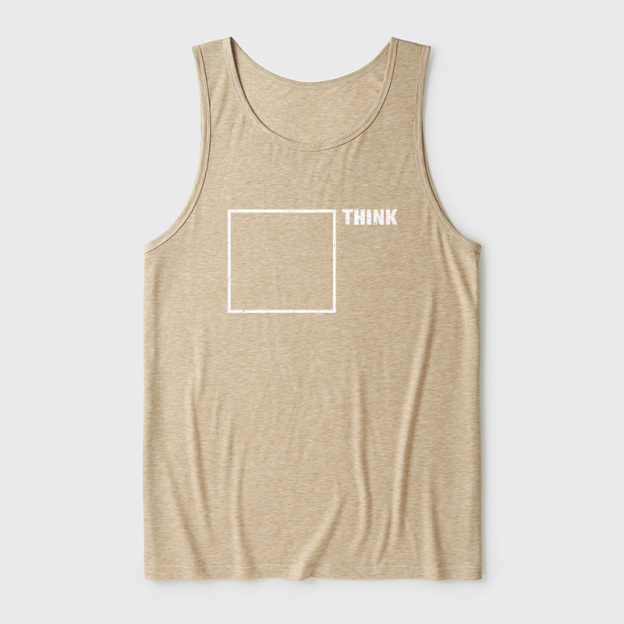 Think Outside the Box Ultra Soft Heather Tank