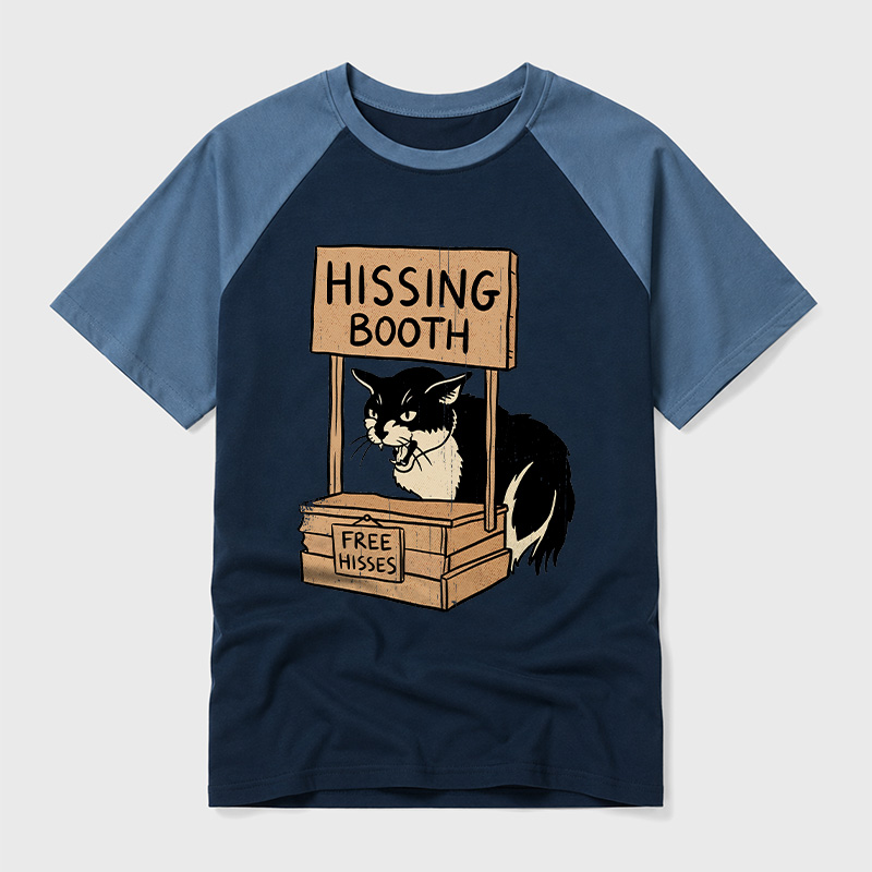 Free Hisses Geek Retro Raglan T-Shirt