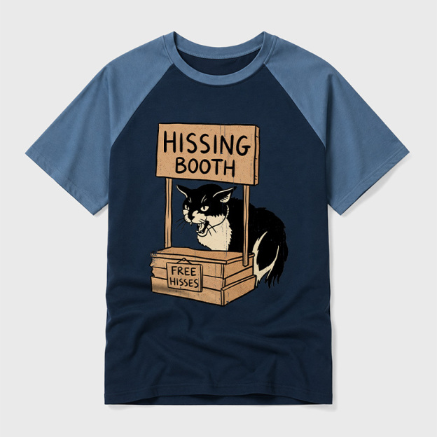 Free Hisses Geek Retro Raglan T-Shirt
