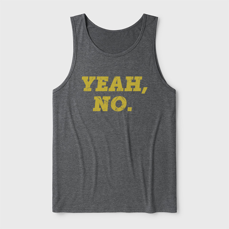 Yeah No Ultra Soft Heather Tank