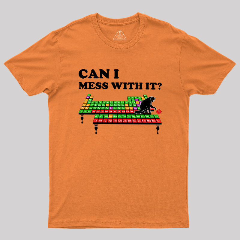 Felines Science Periodic Table Cat Geek T-Shirt