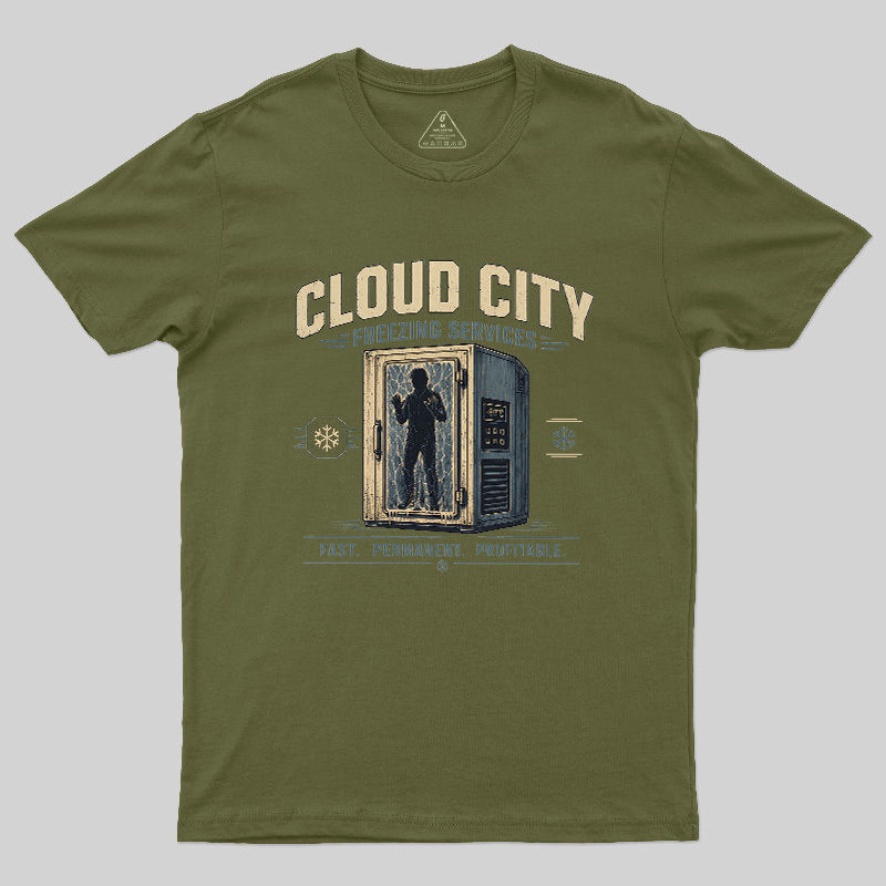 Cloud City Freezing Services Geek T-Shirt