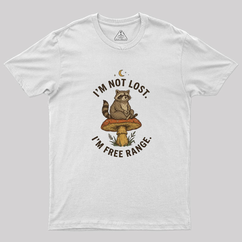 Free Range Raccoon Geek T-Shirt