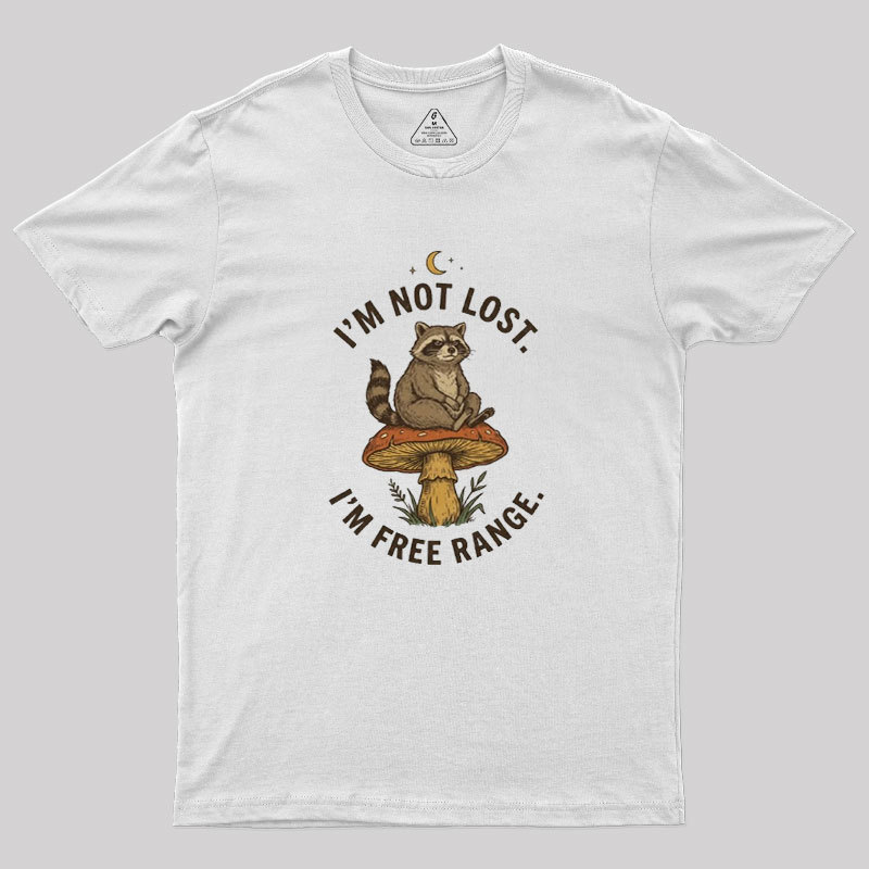 Free Range Raccoon Geek T-Shirt