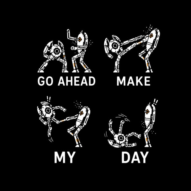 Go Ahead Make My Day Geek T-Shirt