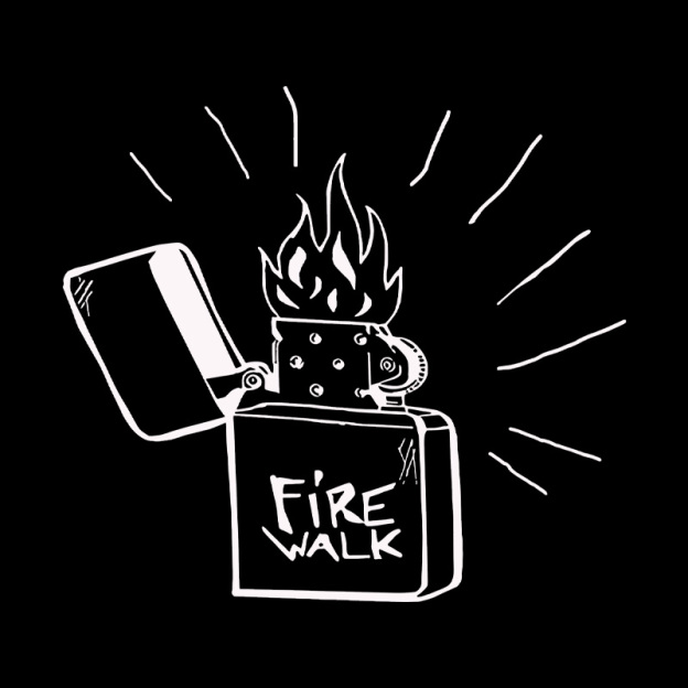 Black White Flame Fuel Lighter Geek T-Shirt
