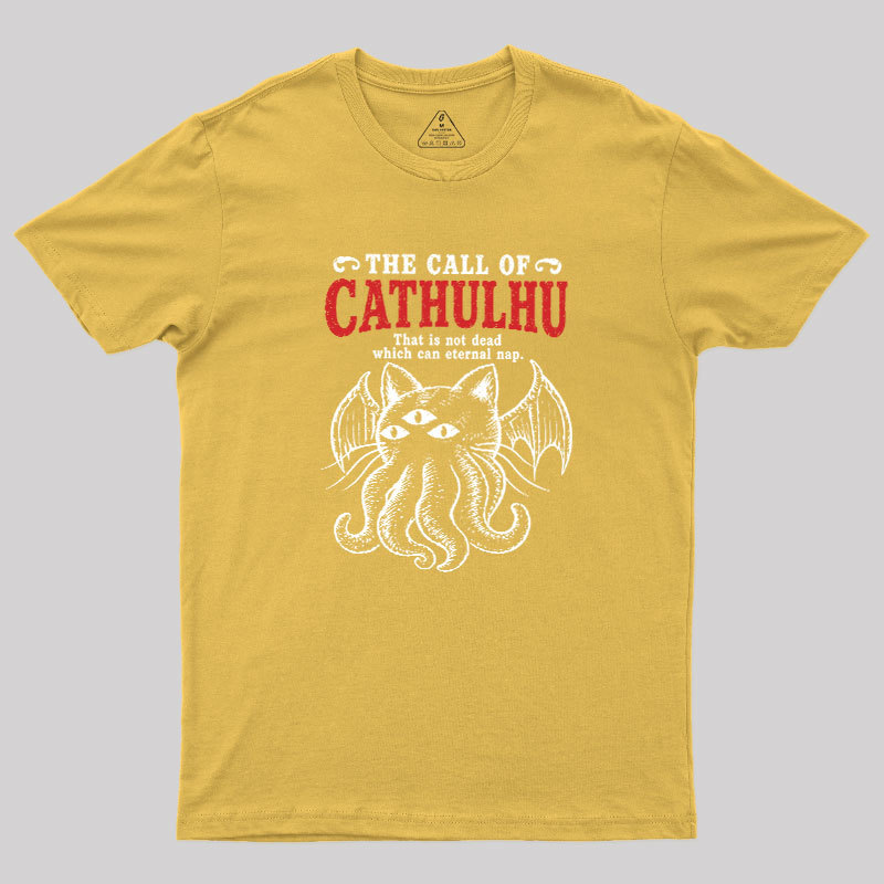 The Call of Cathulhu Geek T-Shirt
