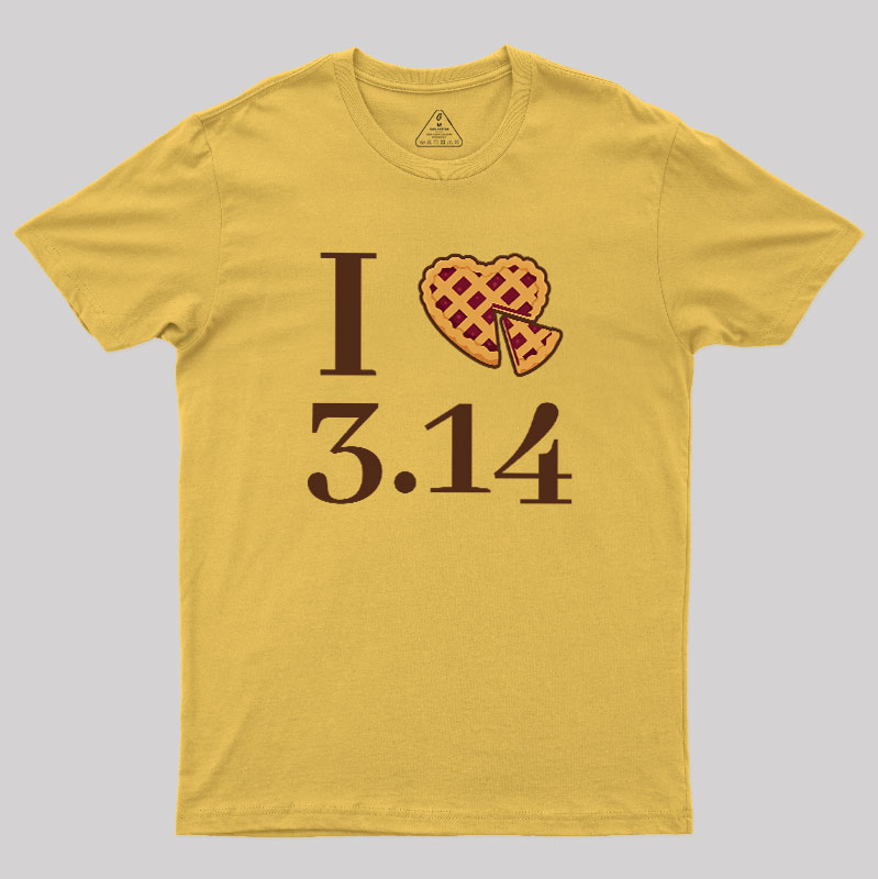 I Love Pi Geek T-Shirt