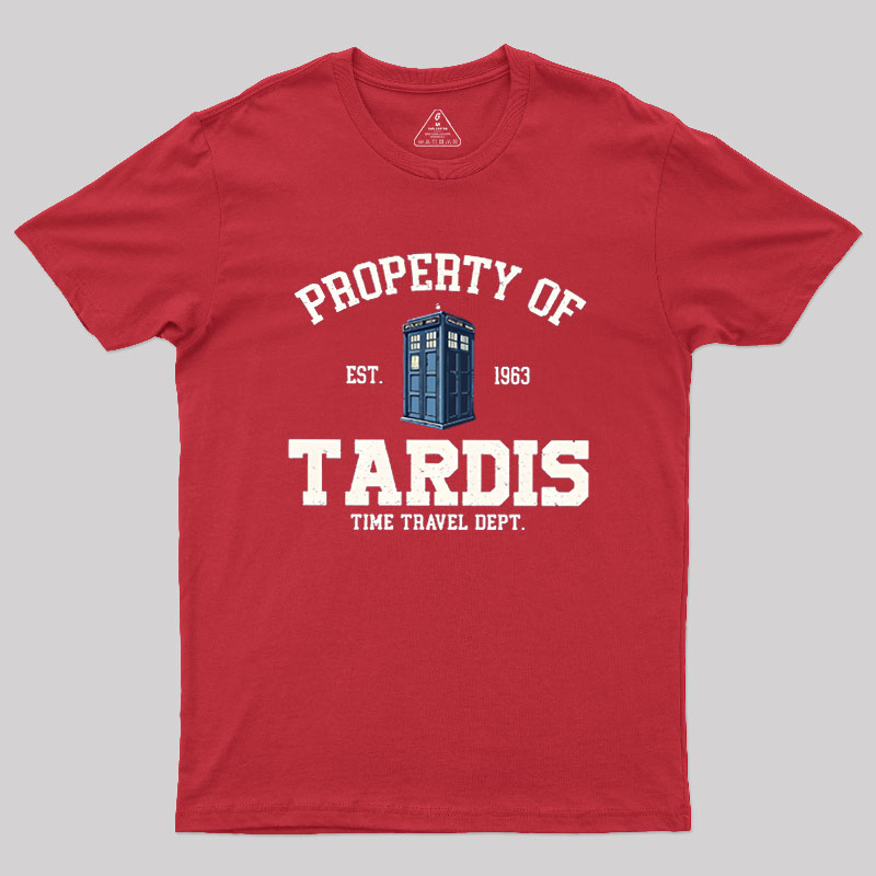 Property of Tardis Geek T-Shirt