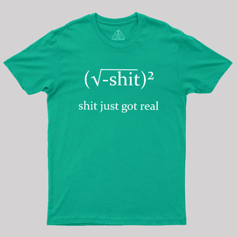 Just Got Real Geek T-Shirt