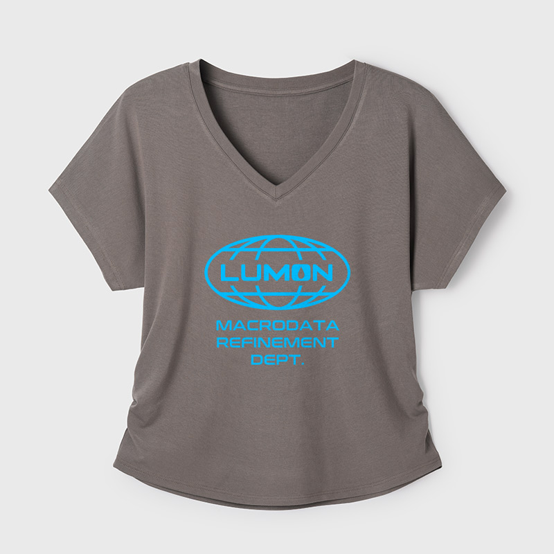 Lumon Scifi Geek Dolman Sleeve V-Neck Shirt