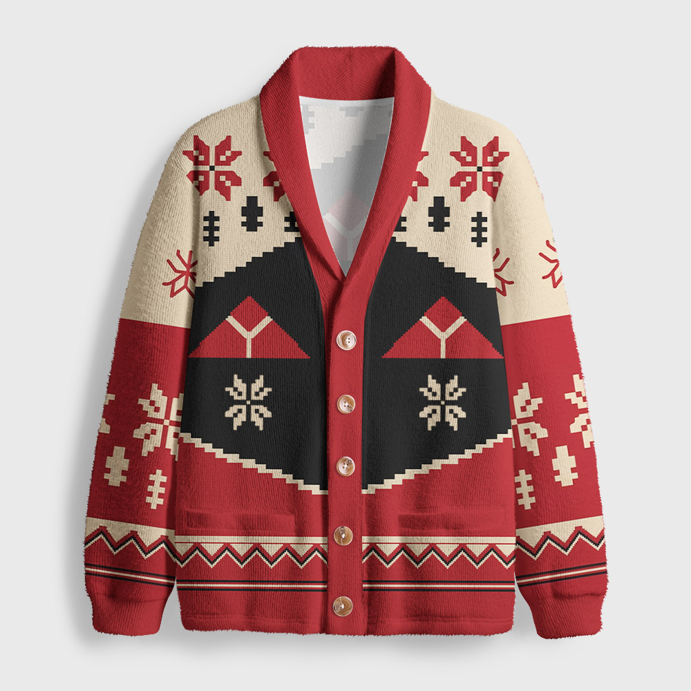 Skynet Awakening Geek Shawl Collar Cardigan