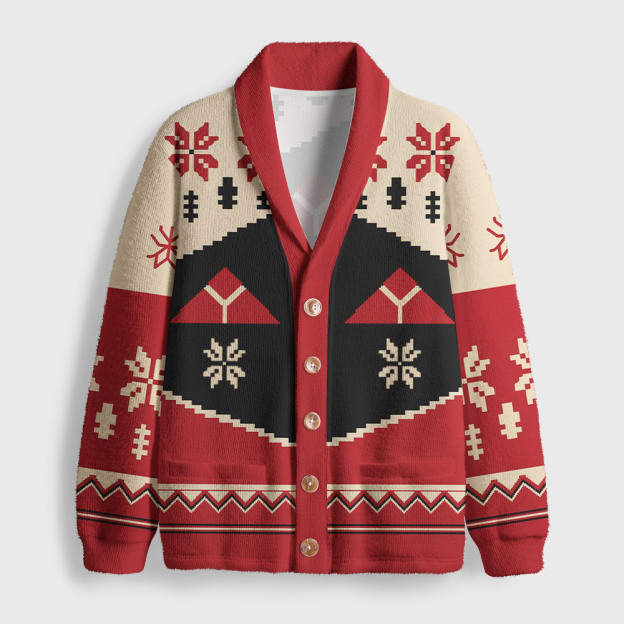 Skynet Awakening Geek Shawl Collar Cardigan
