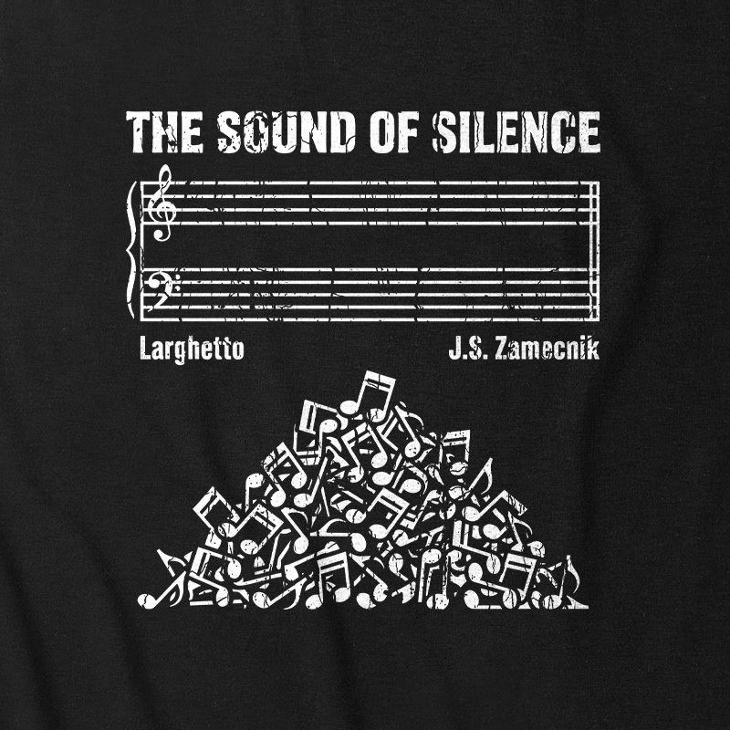 The Sound Of Silence Music Sheets Ultra Soft Heather Tank