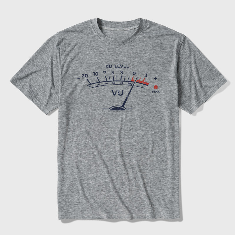 Volume VU Meter Vintage Ultra Soft Heather Tee