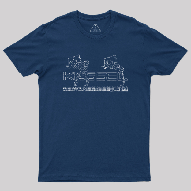 ASCII Art Sci-Fi KESSEL Walker Terminal Code Geek T-Shirt