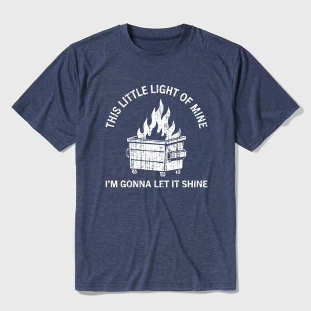 Dumpster Fire Ultra Soft Heather Tee