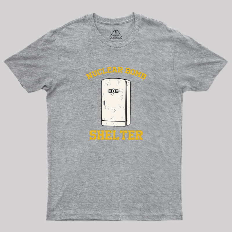 Nuclear Bomb Shelter Geek T-Shirt