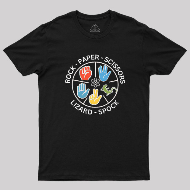 Rock Paper Scissors Geek T-Shirt