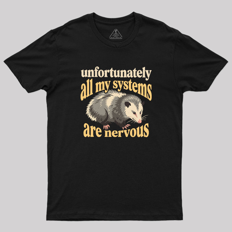 System Error Anxiety Geek T-Shirt