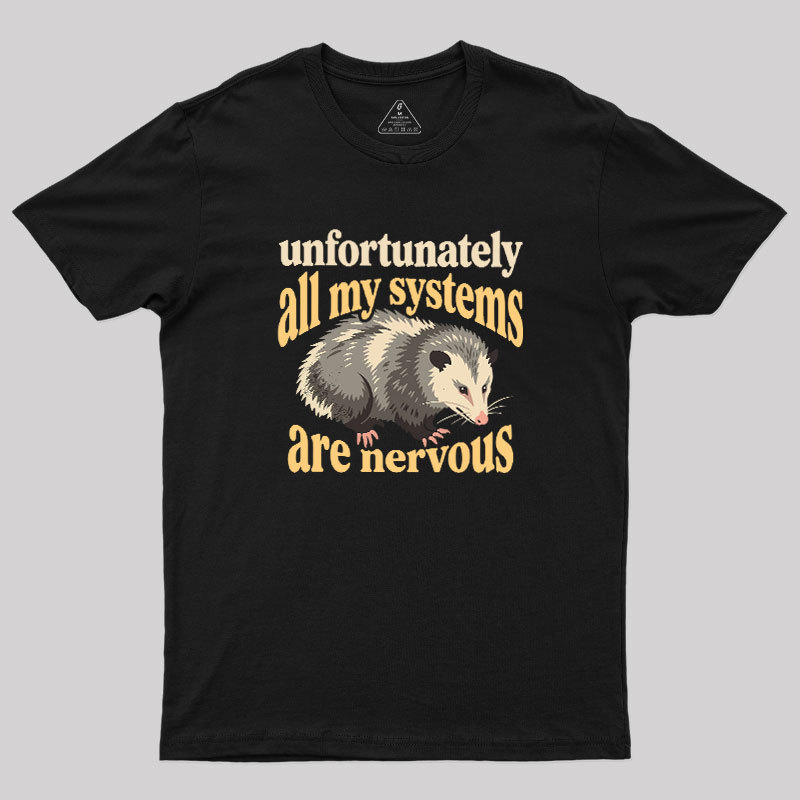 System Error Anxiety Geek T-Shirt