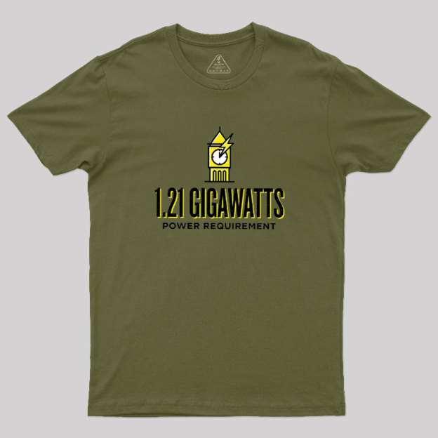 1.21 Gigawatts Geek T-Shirt