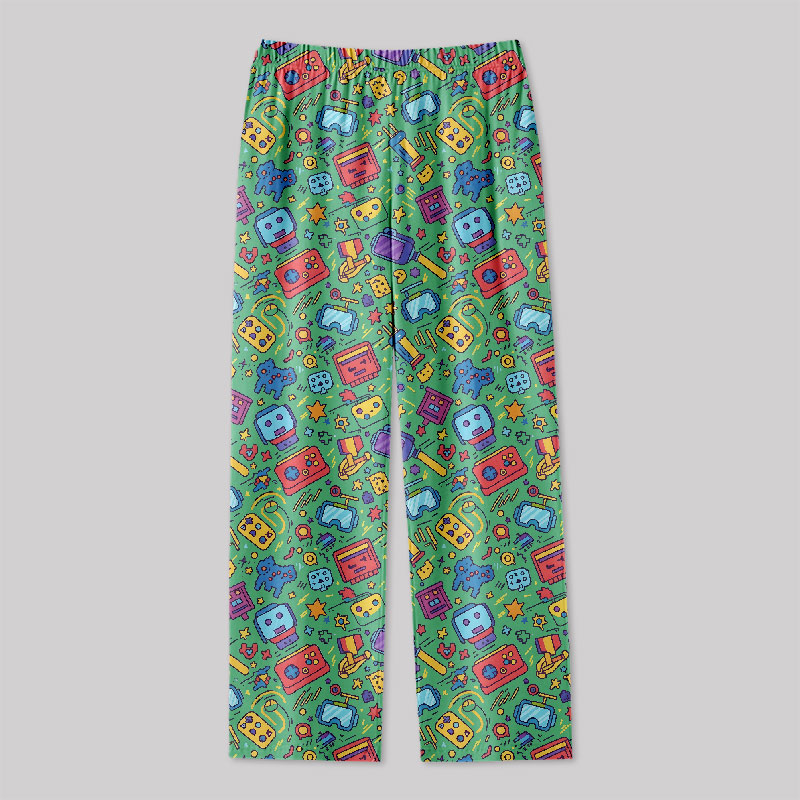 Retro Gaming Fiesta Geek Loungewear Pants