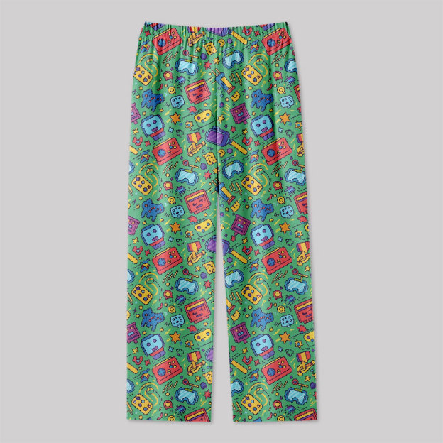 Retro Gaming Fiesta Geek Loungewear Pants