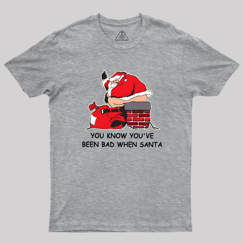 You Know You've Been Bad Geek T-Shirt