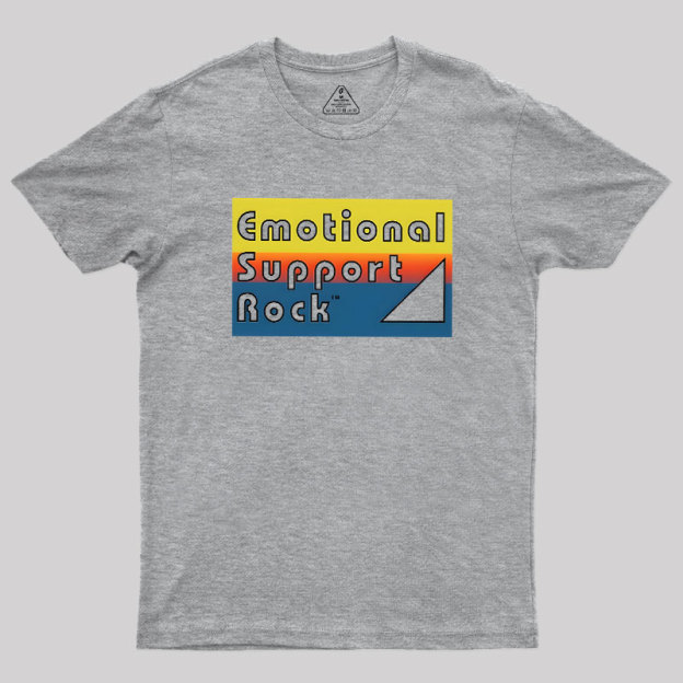 Emotional Support Rock Geek T-Shirt