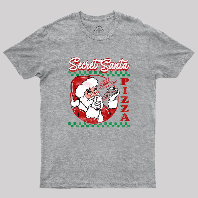 Secret Santa Pizza Geek T-Shirt