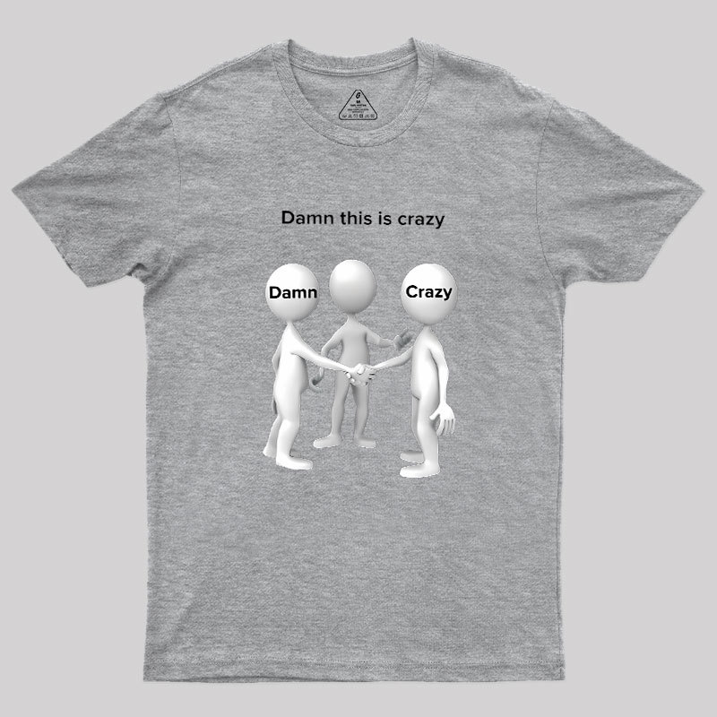 Damn This Is Crazy Geek T-Shirt