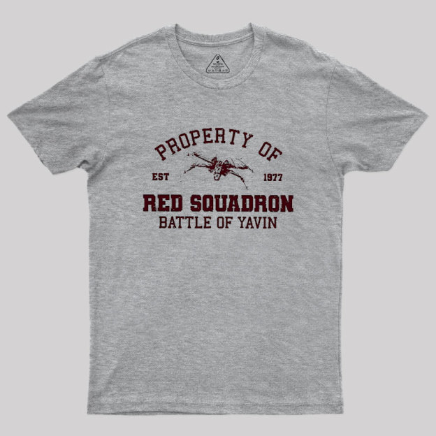 Property Of Red Squadron7 Geek T-Shirt