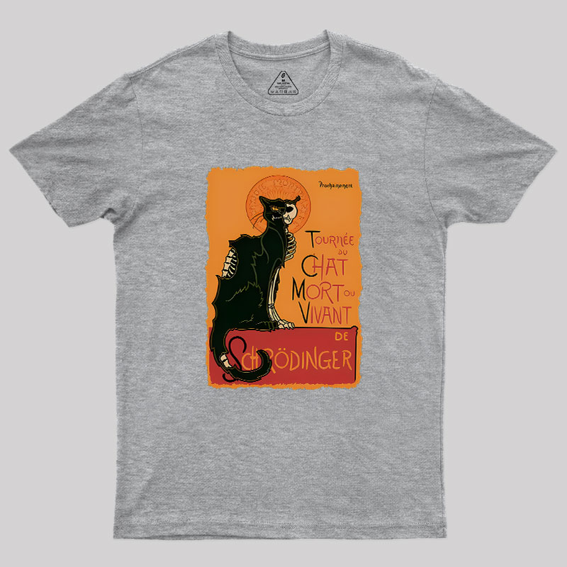 Le Chat Noir De Schr?dinger Geek T-Shirt