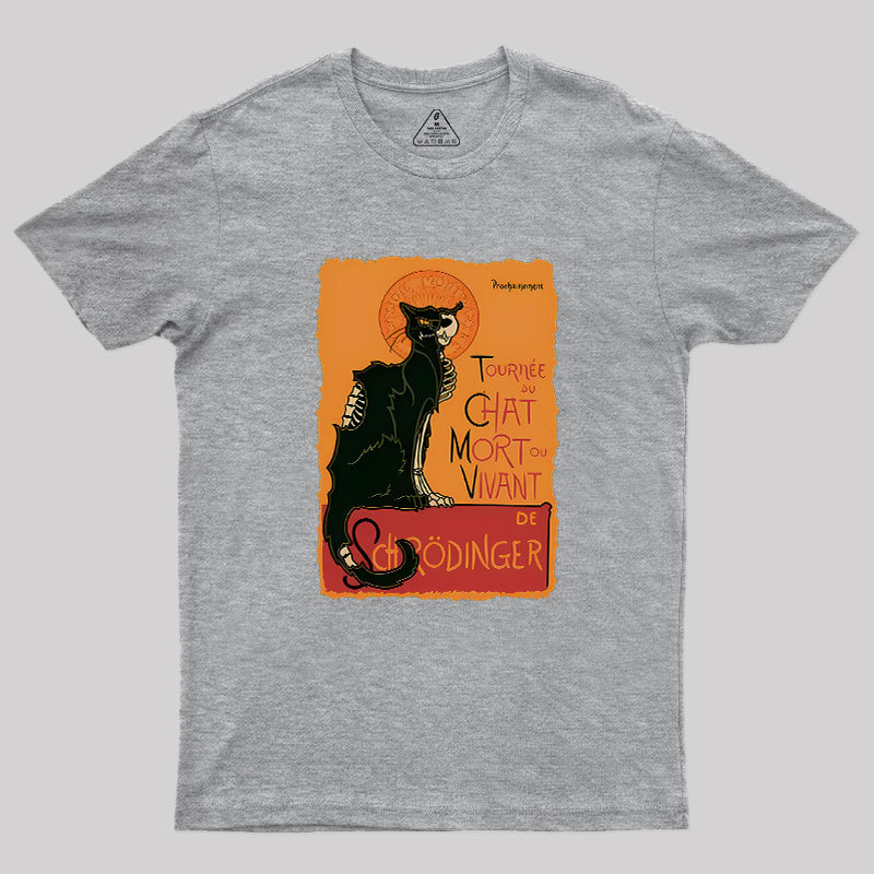 Le Chat Noir De Schr?dinger Geek T-Shirt