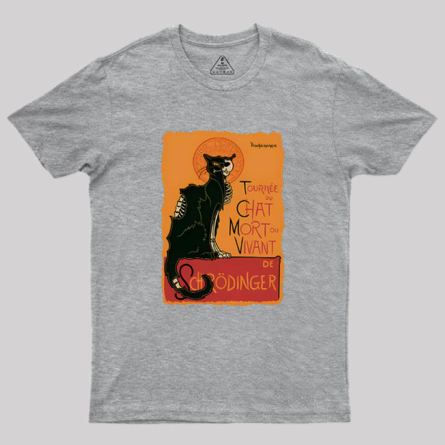 Le Chat Noir De Schr?dinger Geek T-Shirt