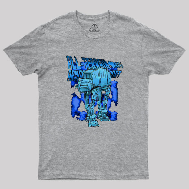 Mega Terrain Mecha Transport Geek T-Shirt
