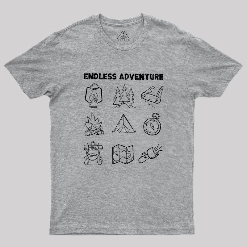 Endless Camping Adventure Geek T-Shirt