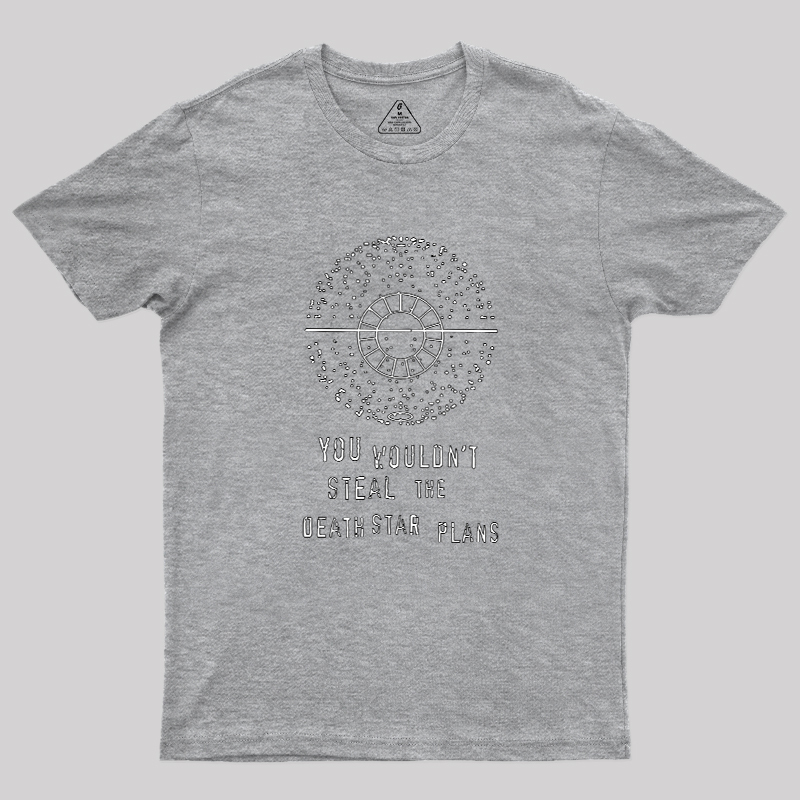 Death Star Plans Geek T-Shirt