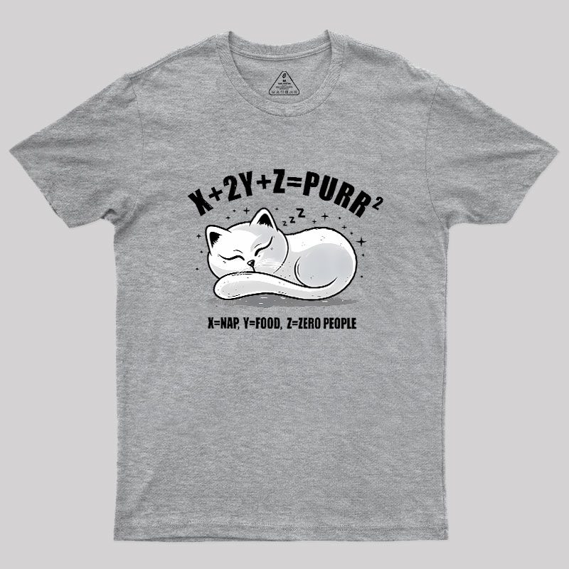 Purrfect Equation Geek T-Shirt